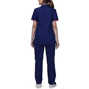 Ensemble de Blouse et Pantalon Médical Femme de Haute Qualité, Manches Courtes, Respirant, pour Hôpital et Clinique, Idéal pour Médecins et Infirmières - Product Image 6