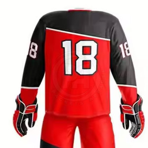 Top Quality Light Weight <b>Ice</b> Hockey Uniform Private Label 100% Polyester Made <b>Ice</b> Hockey Uniform In Cheap Price - Product Image 4