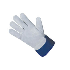 Guantes de seguridad de piel de cabra de alta calidad, con doble palma, largos, gruesos, anticorte, antideslizantes, resistentes al calor, para soldar. - Product Image 6