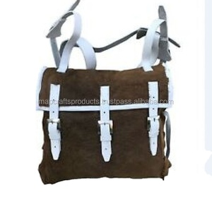 Không thấm nước 100% chính hãng Da ngụy trang Bền ngoài trời <span class=keywords><strong>napoleonic</strong></span> mới da bò Ba lô - Product Image 1