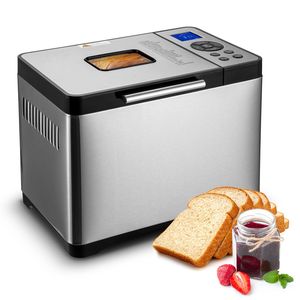 Macchina per il pane automatica da 19,5 libbre con teglia in ceramica antiaderente, impastatrice per pane senza glutine e integrale - Product Image 1