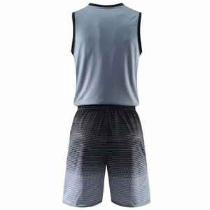 Uniforme de basket-ball unisexe sans manches à col en V, respirant, à séchage rapide, imprimé, 100% polyester, vêtements de sport - Product Image 2