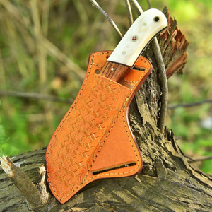 Premium High Carbon Damascus Steel Straight Edge Multifunctional Hunting Camping <b>Knife</b> Full Tang Blade with <b>Bone</b> <b>Handle</b> - Product Image 4