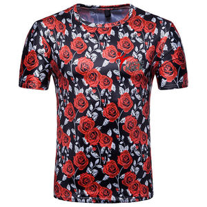 เสื้อยืดพิมพ์ลายผ้าฝ้าย 100% รับผลิตแบบ OEM ODM คุณภาพพรีเมียม ขายส่งจำนวนมาก ผลิตเสื้อผ้าแบบซับลิเมชั่นทรานเฟอร์พิมพ์ - Product Image 4
