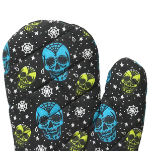 Gants de four en coton 100% à motifs imprimés multicolores au prix le plus bas. - Product Image 4