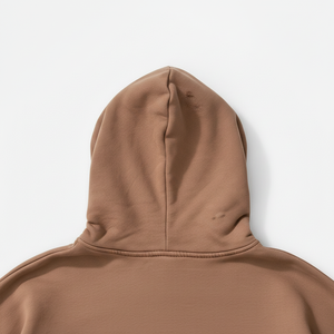 Custom Unisex Winter Heavyweight Cotton Fleece Streetwear Vintage Hoodie with Digital Printing <b>Back</b> Logo 300g Fabric - Product Image 5