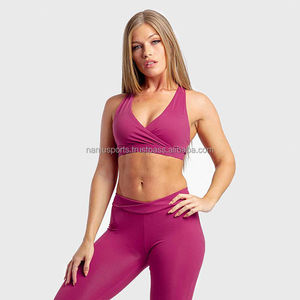 Vêtements de sport personnalisés pour femmes Soutien-gorge de sport sans coutures et leggings à taille haute Vêtements de fitness et de gym Pantalon de yoga - Product Image 3