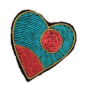 Broche Perles Oiseaux Brodé, Épingle de Mode Personnalisée, Badge Décoratif Perlé avec Travail Artisanal Détaillé au Fil - Product Image 6