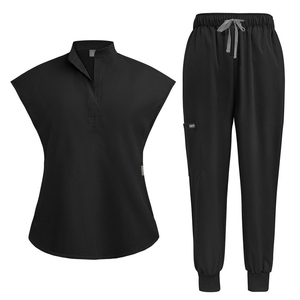 Tenue médicale unisexe en tissu tissé pour infirmiers et médecins, uniforme de travail pour le secteur de la santé, polyester/coton, confortable et durable - Product Image 5