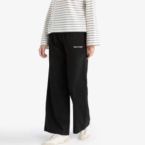 Pantalones Deportivos Anchos Personalizados para Mujer con Bordado, Cierre con Cordón, Secado Rápido, Transpirables, Ecológicos, de Poliéster/Algodón - Product Image 4