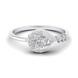 Anillo Solitario Clásico REYES Personalizado de Plata de Ley 925 con Corte de Pera y Moissanita de 0.85Ct, Anillo de Compromiso de Lujo, Regalo de Joyería - Product Image 5