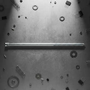 Vis à bois à double extrémité à tête fendue, zinguées, en acier au carbone classe 4.8 6.8, filetage partiel, métriques et impériaux, norme PDC DIN - Product Image 1