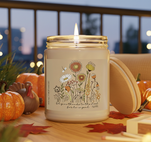 Vela Aromática de Cera de Soya en Frasco, Diseño Elegante, Ecológica, Decoración para Interiores, Ideal para Acción de Gracias y Navidad - Product Image 2
