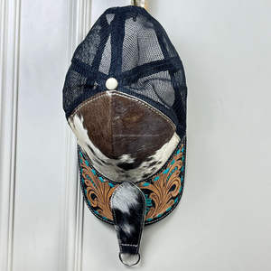 Clip Magnético para Sombrero de Cuero Vacuno con Pelo, Nuevo y Exclusivo, Clip para Sombrero de Viaje de Cuero Genuino para Exteriores, Unisex - Product Image 5