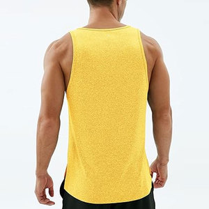 Custom Made Design Breathable Quick Dry Gym <b>Singlet</b> <b>For</b> <b>Men</b> Gym Clothing Workout Wear Cheap Price <b>Men</b> Gym <b>Singlet</b> - Product Image 2