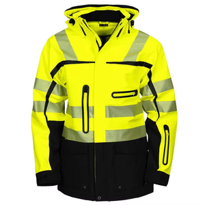 Manufacturer Wholesale Rate Fashionable Customization Safety Reflective Clothing Men Team Sports Safety <b>Work</b> Wear <b>Jackets</b> - Product Image 3