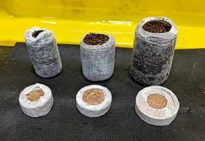 Bloc de démarrage pour semis en fibre de coco premium, disque de culture biodégradable compressé à haute rétention d'eau, engrais agricole - Product Image 2