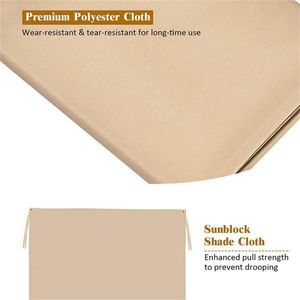 Outdoor Canopy Sunshade Cloth Replacement for Shade Sails & Nets - Product Image 3