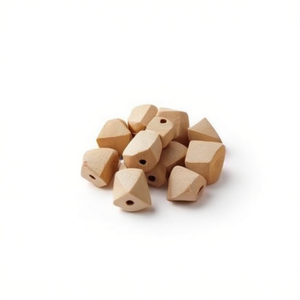 Cuentas espaciadoras de madera natural a granel - Cuentas de madera sin acabar para la fabricación de joyas y proyectos de manualidades, fabricante de la India - Product Image 2