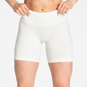 Shorts décontractés taille haute élastiques couleur unie coupe ajustée pour femme – Idéal pour l'été – Meilleures ventes - Product Image 1