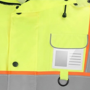 New Design Reflective <b>Working</b> Jacket with Multiple Pockets High Visibility Reflective Breathable <b>Waterproof</b> <b>Working</b> Jacket - Product Image 4