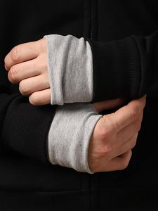 Winter Zipper Hoodie Unisex Thick Cotton Fleece Hooded Sweatshirt Full <b>Zip</b> Warm Casual Streetwear Apparel - Product Image 2