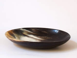 Bol rond en corne de boeuf de vache de buffle de haute qualité bol de fruits en agate naturelle décor à la maison technique polie toutes les tailles disponibles par FWE - Product Image 2