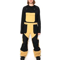 Pantalon de ski en polaire isolé pour l'hiver, pour femmes et hommes, imperméable, coupe-vent, respirant - Combinaison de neige Tex, taille plus, 10 000 mm