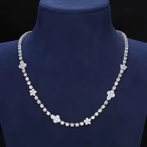 Cadena Cubana de Plata de Lujo Unisex, con Diamantes de Color D VVS, con Certificado de Autenticidad, para Regalos de Boda - Product Image 2
