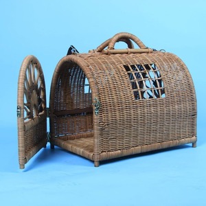 Transportín de Madera para Mascotas, Perros y Gatos de Raza Pequeña, Elegante, Ligero, Transpirable, Compacto y Ecológico, para Viajes en Auto y Moto - Product Image 3