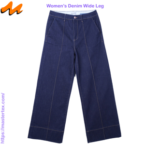 Pantalones chinos plisados retro de mujer, de pierna ancha, con dobladillo grande y pliegues, elegantes, de tela de algodón, poliéster y elastano, con un peso de 11.09 oz. - Product Image 1