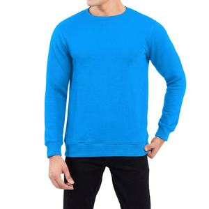 เสื้อสเวตเชิ้ตผ้าคอตตอนผสมสำหรับผู้ชาย ออกแบบเองได้ ราคาโรงงาน OEM เสื้อสเวตเชิ้ตคลาสสิกผู้ชาย คอกลม ผ้าฟลีซคอตตอนเนื้อหนา - Product Image 1