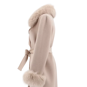 <b>Womens</b> Classic Wool <b>Coat</b> Sophisticated Winter Outerwear <b>Long</b> Tailored Jacket Wholesale Custom Apparel Factory Export Service - Product Image 2