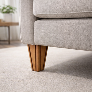 Pieds de canapé en bois massif à design cannelé, pieds de meubles décoratifs traditionnels pour canapé, armoire, salon, chambre, appartement sur mesure - Product Image 3