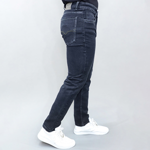 New Design <b>Men</b> <b>Jeans</b> Skinny Fit and Gex <b>Men</b> Mid Rise Streachable Dark Blue <b>Jeans</b> - Product Image 2
