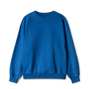 เสื้อสเวตเชิ้ตคอกลมแบบยูนิเซ็กซ์ ผ้าฟลีซทรงโอเวอร์ไซส์ สีพื้น ผ้าโพลีเอสเตอร์/คอตตอน กันลม ดีไซน์ระบาย  ใส่สบายๆ สำหรับฤดูใบไม้ร่วง - Product Image 2