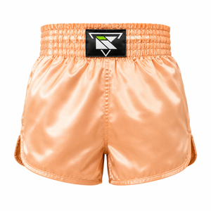 Pantalones Cortos de Muay Thai de Satén Premium, Flexibles, para Entrenamiento y Competencia de Kickboxing, Clásicos Pantalones Cortos de Boxeo Tailandés - Product Image 1