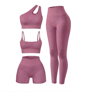 Tenue de yoga personnalisée pour femmes, ensemble soutien-gorge et leggings de sport, vêtements de fitness, vêtements d'entraînement, exportateur B2B de vêtements de sport - Product Image 5