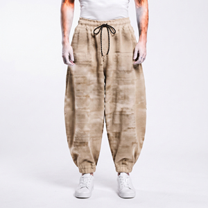 Pantalon de survêtement décontracté pour homme, coupe ample, en molleton, avec cordon de serrage à la taille, pantalon de sport de haute qualité, 100% coton, jogging, pyjama pour homme - Product Image 6