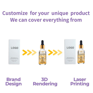 Suero Antienvejecimiento con Oro 24K Q10 de Marca Privada, Esencia Facial Reafirmante, Iluminadora e Hidratante, Fabricación OEM ODM - Product Image 4