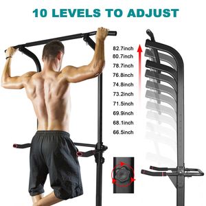 Attrezzatura Fitness da palestra per la casa regolabile in altezza Power Tower allenamento Dip Station Bar per allenamento di forza multifunzione - Product Image 6