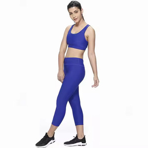 Ensemble de vêtements de sport pour femme, soutien-gorge de yoga et legging long avec poches, pour entraînement et fitness - Product Image 5