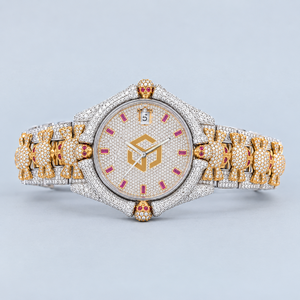 Luxury Stainless Steel Moissanite Diamond Iced Out <b>Watch</b> Men Women Fashion Wristwatch - Product Image 2