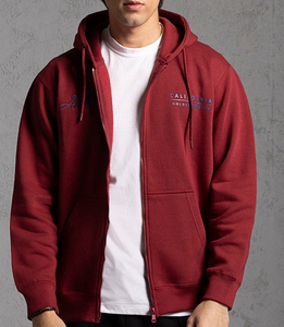 OEM Custom Men’s Printed Zip Up <b>Hoodie</b> Heavyweight Cotton Fleece <b>Plain</b> <b>Hoodie</b> Breathable Comfort Fit Streetwear Sweatshirt - Product Image 1