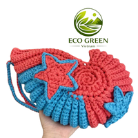 Bolso de Ganchillo con Diseño de Conchas Marinas para el Verano, Bolso de Playa Hecho a Mano, Bolso de Hombro Tejido Costero, Ecológico, para Mujer, con Logotipo Personalizado, Venta al Por Mayor