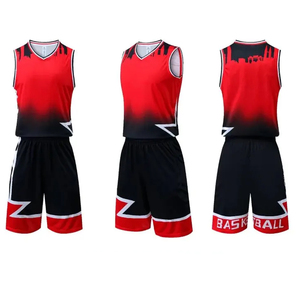 Mesh Breathable Basketball Uniforms Set Blank Polyester Custom Team Practice Training Jerseys Sports Shorts Clothing Plus Sizes - Product Image 3