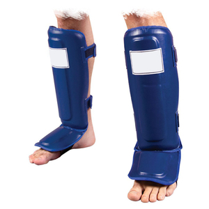 Protector de Espinilla de Boxeo Unisex Rojo y Blanco, Cuero PU Ecológico, Cintura Alta, Resistente al Desgaste, para Entrenamiento de Artes Marciales, 1.2M - Product Image 4