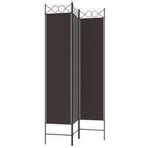 ฉากกั้นห้องผ้าสีน้ำตาล 3 บาน ขนาด 47.2"x78.7" ฉากกั้นและพาร์ติชั่นดีไซน์หรูหรา - Product Image 4