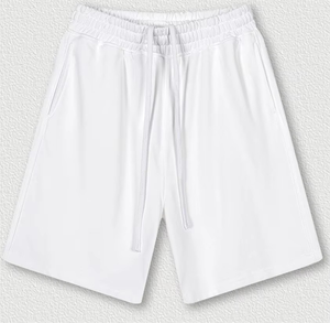 Pantalones cortos de baloncesto esenciales, pantalones cortos deportivos de verano, pantalones cortos transpirables de felpa francesa, pantalones cortos ecológicos antiarrugas - Product Image 1