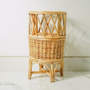 Tall rattan plant <b>stand</b> flower basket <b>pot</b> <b>stands</b> sustainable home decor accessory competitive price - Product Image 6